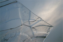 Glass inspired by and photographed at Whitesheet
